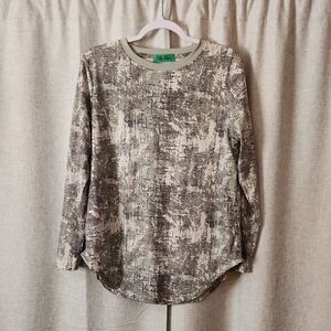 Filly Flair Abstract Camo Long Sleeve Top